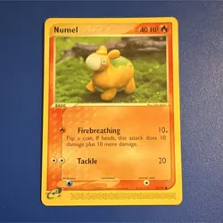 Pokemon Numel 69/97 EX Dragon Common Basic HP40 Regular English Card - Image 1