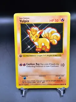 LP/PL - Vulpix - 68/102 - 1st Edition - Base Set - Pokemon Card - Image 1