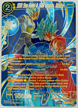SSB Son Goku & SSB Vegeta Rivalry | SPR Foil | Dragon Ball Super Card Game | LP - Image 1
