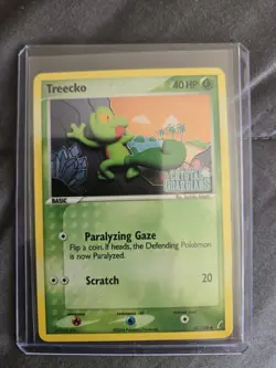 Pokemon TCG Treecko EX Crystal Guardians 67/100 Reverse Holo Common Card Stamped - Image 1