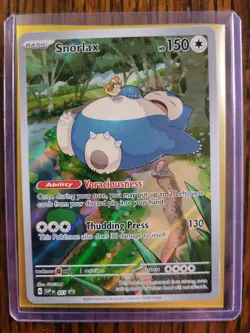 Snorlax 051 Sv: Scarlet & Violet SVP Black Star Promo Card Holo NM - Image 1