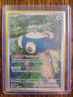Snorlax 051 Sv: Scarlet & Violet SVP Black Star Promo Card Holo NM - Image 3