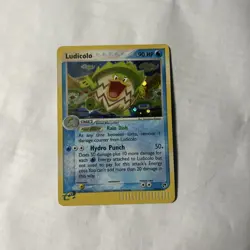 Pokemon TCG Ludicolo EX Sandstorm Holo Rare Card 7/100 - Image 1