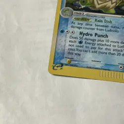 Pokemon TCG Ludicolo EX Sandstorm Holo Rare Card 7/100 - Image 3