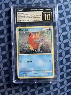 Pokemon Magikarp 006/034 Trading Card Game Classic Holo CGC Pristine 10 - Image 1