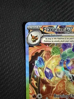 Pokemon TCG Flareon EX Prismatic Evolutions Card 146/131 Sir Illustration Rare - Image 3