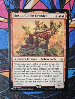 Muxus, Goblin Grandee NM Regular MTG The List Reprints Unplayed Magic Gathering - Image 1