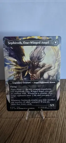 Magic the Gathering Sephiroth Fabled Soldier Borderless Non Foil Near Mint - Image 2