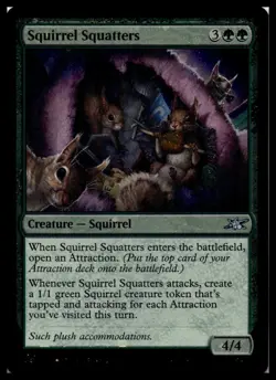 MTG Squirrel Squatters Galaxy Foil - Unfinity Foil Uncommon | NM - Image 1