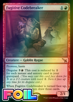 x1 Fugitive Codebreaker MKM MTG 127 FOIL RARE M/NM 1x - Image 1