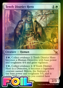 x1 Tenth District Hero MKM MTG 34 FOIL RARE M/NM 1x - Image 1