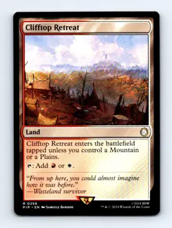 #258 2024 Fallout PIP / Clifftop Retreat Commander RARE - Image 1