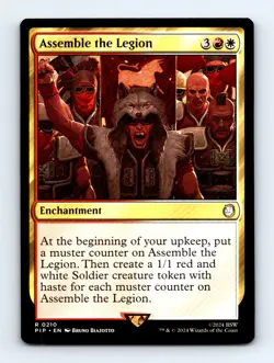 #210 2024 Fallout PIP ( Assemble the Legion Commander RARE - Image 1