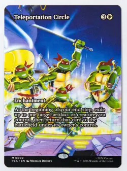 Teenage Mutant Ninja Turtles Teleportation Circle Borderless 2 MTG TMNT - Image 1