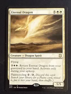 1x Eternal Dragon (066) Commander: AFC LP MTG Magic the Gathering x1 MKE - Image 1