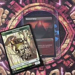 Haunted Ridge Foil Borderless MTG single, Innistrad: Midnight Hunt, 282 Rare NM - Image 3