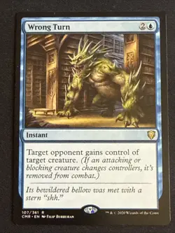 1x Wrong Turn (107) Commander Legends LP MTG Magic the Gathering x1 MKE - Image 1