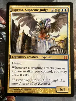 1x Isperia, Supreme Judge (171) Return to Ravnica LP MTG Magic x1 MKE - Image 1