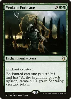 MTG Verdant Embrace (173/359) Adventures in the Forgotten Realms Commander NM - Image 1
