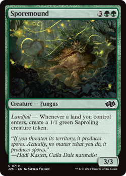 Sporemound 719 | Near Mint | J25 Foundations Jumpstart Magic MTG - Image 1