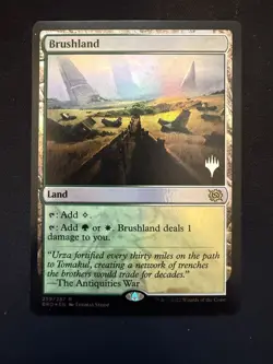 Brushland 259 - R - Promo Pack: The Brothers' War - Foil - MTG - LP - Image 1