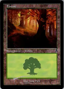 Magic | INR | Forest () (Retro Frame) | 296 | Foil | NM - Image 1