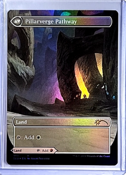 MTG Magic The Gathering SLU Secret Lair Borderless Foil #19 Needleverge Pathway - Image 2
