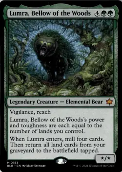 Lumra, Bellow of the Woods Bloomburrow Regular NM M 0183 - Image 1