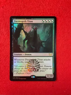 Daemogoth Titan - Foil - Strixhaven: School of Mages - Magic the Gathering - MTG - Image 1