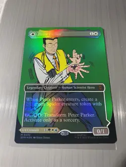 Peter Parker (0232) (Borderless) Marvel's Spider-Man Foil - Image 1