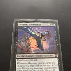 Gwenom, Remorseless Foil Promo(286) Marvel's Spiderman MTG NM - Image 2