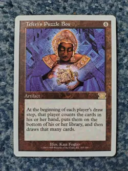 MAGIC THE GATHERING MTG: 1x TEFERI'S PUZZLE BOX VI SIXTH EDITION 6TH WB RARE LP - Image 1