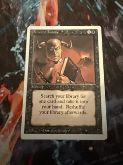 Demonic Tutor ~ Revised edition magic the gathering MTG - Image 1