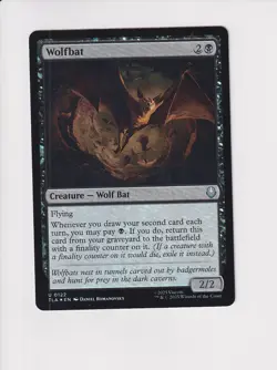 MAGIC MTG AVATAR: THE LAST AIRBENDER FOIL WOLFBAT (CB) - Image 1