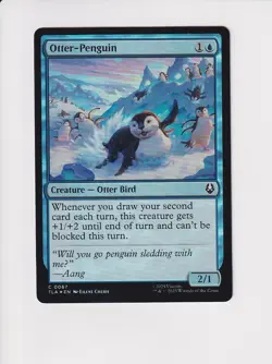 MAGIC THE GATHERING MTG AVATAR THE LAST AIRBENDER FOIL OTTER-PENGUIN - Image 1