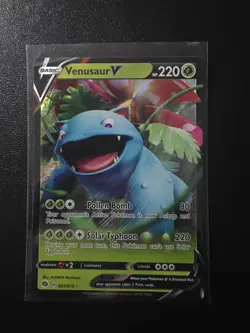 Pokemon TCG Venusaur v 001/073 Ultra Rare Holo, Champion's Path NM! - Image 1