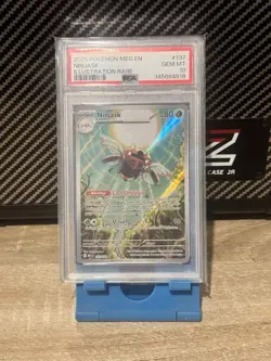 PSA 10 Pokemon TCG Ninjask Illustration Rare #137/132 Mega Evolution - Image 1