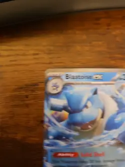 Blastoise ex 009/165 Scarlet & Violet 151 Double Rare Holo Pokemon TCG Card NM - Image 2
