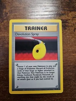 Pokemon Devolution Spray 72/102 Base Set Vintage Star Rare NM - Image 1