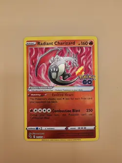 Radiant Charizard 011/078 Pokemon GO Holo Near Mint (NM) - Image 2