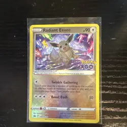 Pokemon Radiant Eevee SWSH230 Sword & Shield Promo Holo 90 HP Card - Image 1
