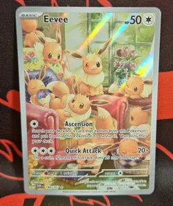 Eevee 188/167 Twilight Masquerade Pokemon TCG Raw NM - Image 1