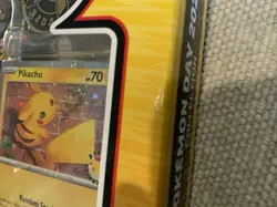 Pokemon Day 2026 Collection Box Sealed 🌀 WITH SWIRL 🌀On Pikachu Promo Holo - Image 2