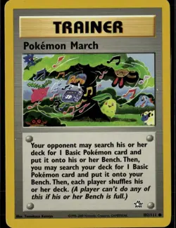 Pokemon March Common Neo Genesis 102/111 Trainer Unlimited Pokemon Card - Image 1
