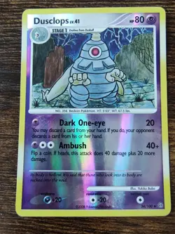 Dusclops 34/100 Reverse Holo Diamond & Pearl Stormfront Pokemon Card - Image 1
