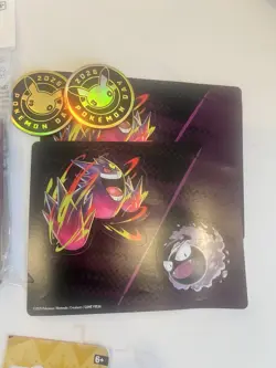 Pokemon Card Sleeves Lot. Plus Stickers, Coins And A Pin - Image 4