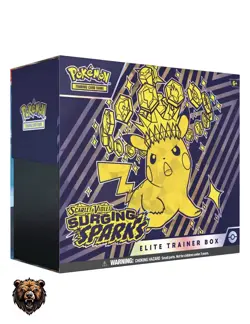 Pokemon TCG Scarlet & Violet Surging Sparks Elite Trainer Box Factory Sealed New - Image 1