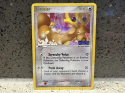 Stantler 32/115 Reverse Holo Stamped EX Unseen Forces 2005 Rare Pokemon LP - Image 1