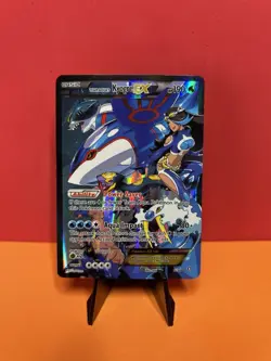 Pokemon 2015 - Team Aqua's Kyogre EX 6/34 - Double Crisis Holo - Good Condition! - Image 1
