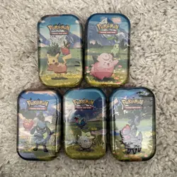 Pokemon TCG Ascended Heroes Mini Tins Full Set of 5 Sealed In Hand FREE P&P ✅📦 - Image 1